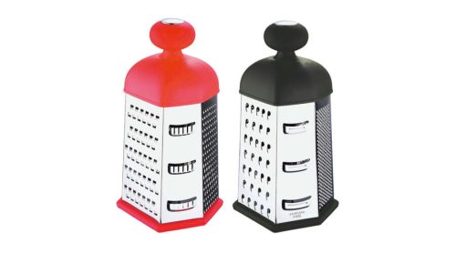 Blaumann 6 oldalú rozsdamentes acél reszelő soft touch fogantyúval