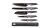 Berlinger Haus Carbon Pro Collection 6 részes késkészlet tapadásmentes bevonattal, mágneses fali tar
