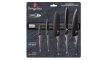 Berlinger Haus Carbon Pro Collection 6 részes késkészlet tapadásmentes bevonattal, mágneses fali tar