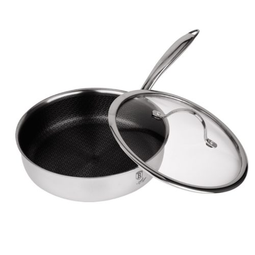 Berlinger Haus Eternal rozsdamentes mély serpenyő Withford eterna bevonattal, fedővel, 24
