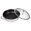Berlinger Haus Eternal rozsdamentes alacsony lábas Withford eterna bevonattal, fedővel, 28 cm