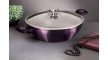 Berlinger Haus Purple Eclipse Collection wok titán bevonattal, fedővel, 30 cm