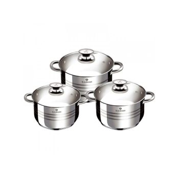 Blaumann 6 részes edénykészlet rozsdamentes
