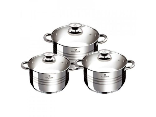 Blaumann 6 részes edénykészlet rozsdamentes