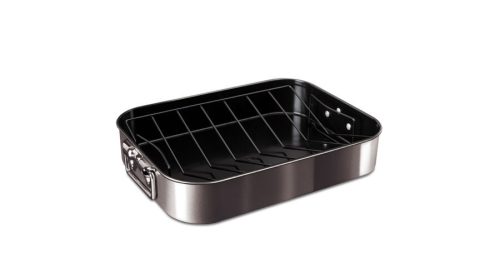 Berlinger Haus Carbon Pro Collection tepsi kiemelő ráccsal, titán bevonattal