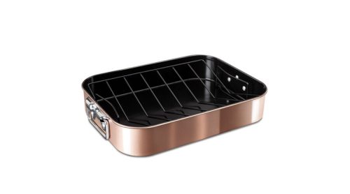 Berlinger Haus Metallic Rosegold tepsi kiemelő ráccsal, titán bevonattal