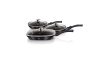 Berlinger Haus Carbon Pro Collection 6 részes serpenyőkészlet márvány bevonattal, fedővel