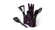 Berlinger Haus Purple Eclipse Collection 12 részes konyhai készlet késekkel és kiszedőkkel, lila