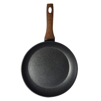   Ebony Line serpenyő gránit-márvány bevonattal, rózsafa mintázatú nyéllel, 20 cm