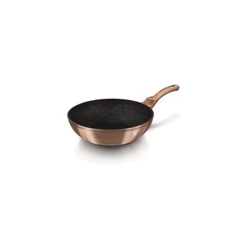   Berlinger Haus Metallic Rosegold Line wok márvány bevonattal, metál külső bevonattal, 30 cm