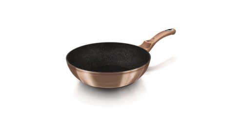 Berlinger Haus Metallic Rosegold Line wok márvány bevonattal, metál külső bevonattal, 30 cm