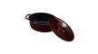 Berlinger Haus Metallic Burgundy Line öntöttvas ovális sütőedény fedővel, 30 cm