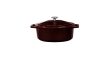 Berlinger Haus Metallic Burgundy Line öntöttvas ovális sütőedény fedővel, 30 cm