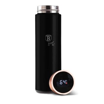  Berlinger Haus Black Rose Collection rozsdamentes acél termosz LED kijelzővel, 450 ml