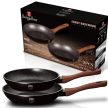 Berlinger Haus Ebony Rosewood Line 2 részes serpenyőkészlet gránit-márvány bevonattal