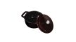 Berlinger Haus Metallic Burgundy öntöttvas mini fazék fedővel, 12 cm, burgundy