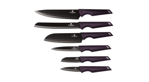 Berlinger Haus Purple Eclipse Collection 6 db-os késkészlet tapadásmentes bevonattal