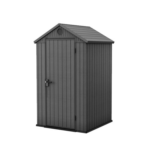 Darwin 4x4 műanyag kerti tároló ház szürke