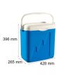 Curver műanyag hűtőtáska M 20L kék-fehér