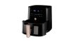 Berlinger Haus Black Rose Collection Air Fryer digitális forró levegős sütő átlátszó ablakkal