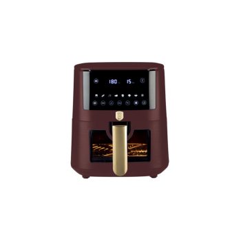   Berlinger Haus Leonardo Collection Air Fryer digitális forró levegős sütő átlátszó ablakkal