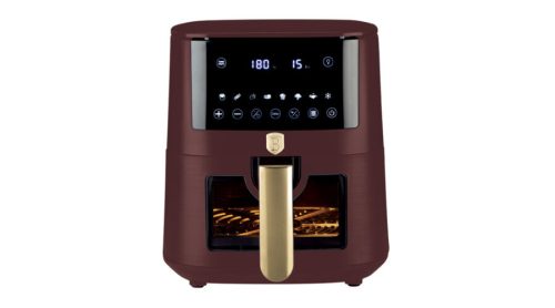 Berlinger Haus Leonardo Collection Air Fryer digitális forró levegős sütő átlátszó ablakkal