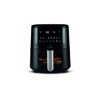  Berlinger Haus Black Silver Collection Air Fryer forró levegős sütő ablakkal