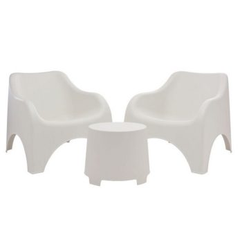 Cloud műanyag kerti szett fehér O309