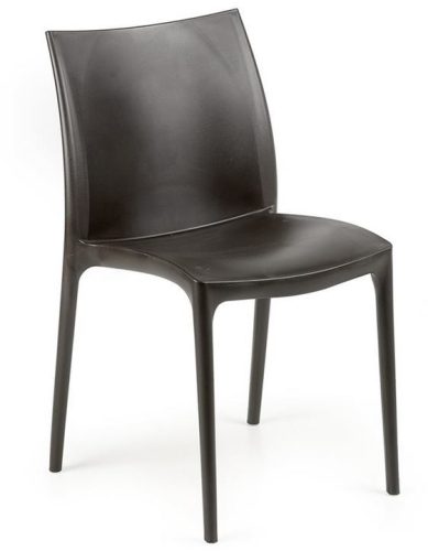 Zip műanyag kerti szék antracit szürke O295