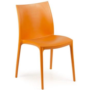 Zip műanyag kerti szék narancssárga O307