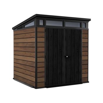 Signature Pent 7x7 műanyag kerti ház dió