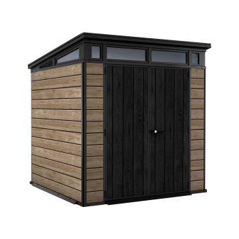 Signature Pent 7x7 műanyag kerti ház kőrisfa