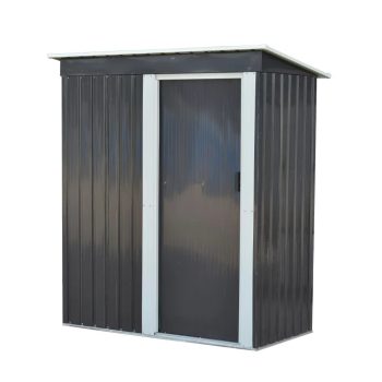 Montana 3x5 fém kerti tároló ház antracit szürke