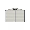 Kansas fém kerti tároló ház bézs-szürke