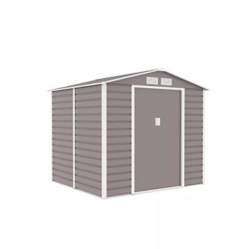 Arizona fém kerti tároló ház szürke-fehér