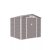 Arizona fém kerti tároló ház szürke-fehér