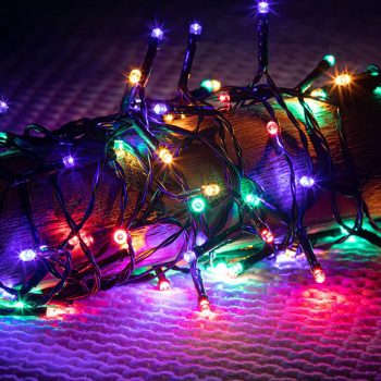 Kültéri LED Fényfüzér 5000 cm, 1000 db Színes LED