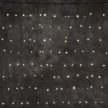 Kültéri toldható LED fényfüggöny, Meleg fehér, 100 x 200 cm, 140 LED
