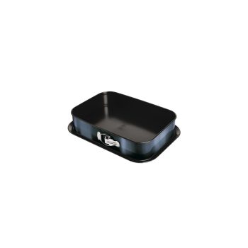   Berlinger Haus Metallic Aquamarine Line kapcsos szögletes tortaforma titán bevonattal, alátéttel