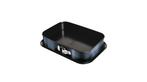 Berlinger Haus Metallic Aquamarine Line kapcsos szögletes tortaforma titán bevonattal, alátéttel