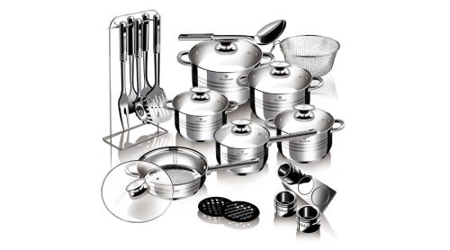 Blaumann Gourmet Line 27 részes Jumbo rozsdamentes acél edénykészlet