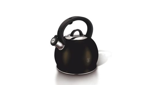 Berlinger Haus Metallic Line Shine Black Edition rozsdamentes acél vízforraló kanna metál külső bevo