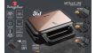 Berlinger Haus Metallic Rosegold Line 3in1 elektomos sütő cserélhető sütőlemezekkel, titán bevonatta