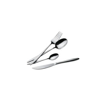   Berlinger Haus 6 személyes rozsdamentes acél evőeszköz készlet ezüst színben