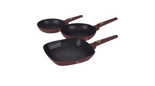 Berlinger Haus Leonardo Collection 3 részes serpenyőkészlet titán bevonattal