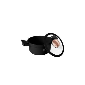   Berlinger Haus Black Rose Collection magas lábas titán bevonattal, fedővel, 28 cm