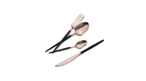 Berlinger Haus Black Rose Collection 6 személyes evőeszköz készlet