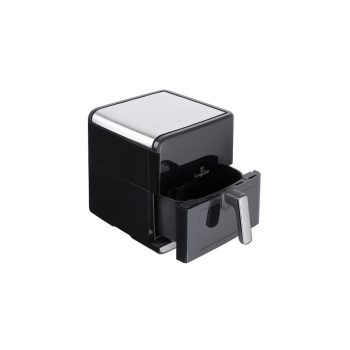   Berlinger Haus Matte Black Collection Air Fryer digitális forró levegős sütő átlátszó ablakkal