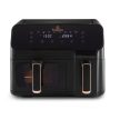 Berlinger Haus Black Rose Collection Air Fryer dupla kosarú digitális forró levegős sütő