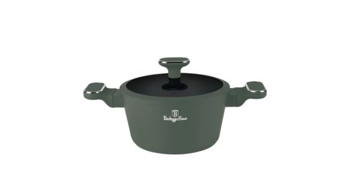 Berlinger Haus Matte Green Collection magas lábas titán bevonattal, fedővel, 28 cm